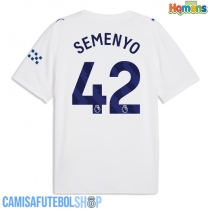 Camisa de time de futebol Manchester City Antoine Semenyo #42 Replicas 3º Equipamento 2026-27 Manga Curta